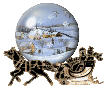 Globe neige sur son traineau